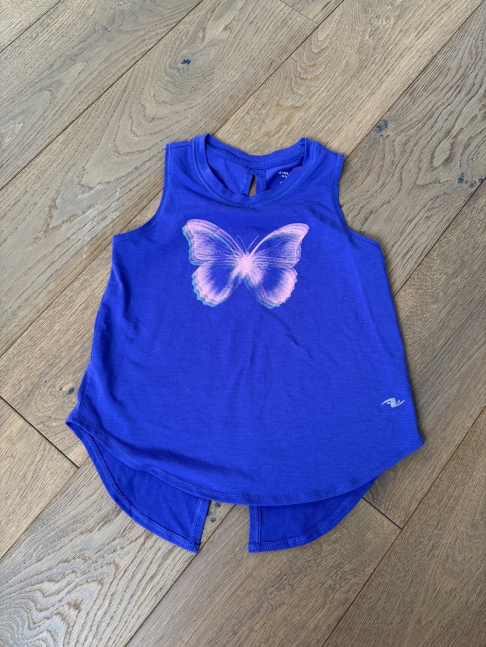 EUC Girls Purple Butterfly Tank Top - Active Athletic